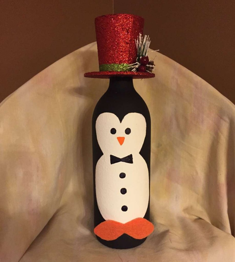 Glass Bottle Christmas Decor Ideas