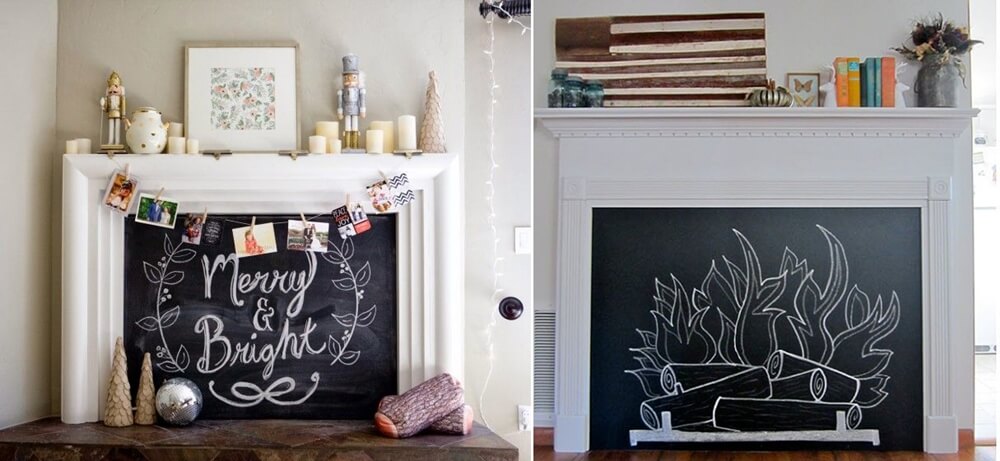 Empty Fireplace Ideas