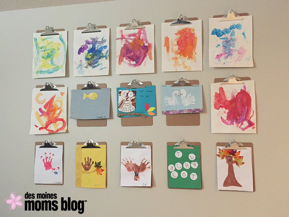 Kids Artwork Display Ideas