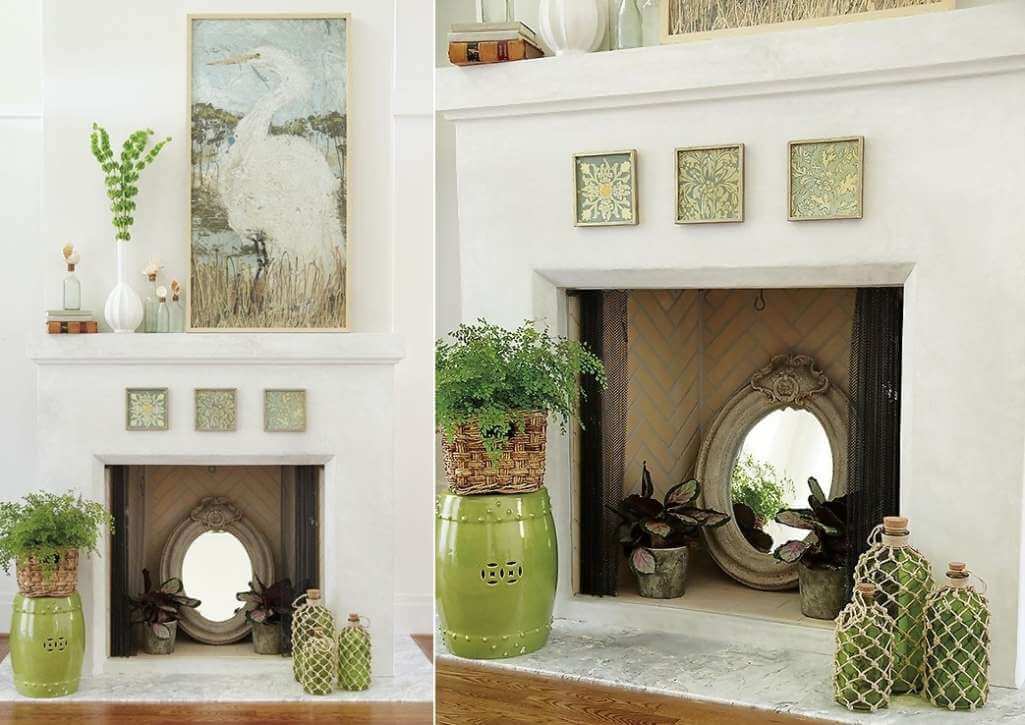 Empty Fireplace Ideas