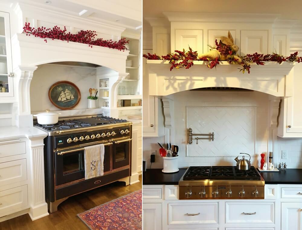 Kitchen Hood Christmas Decor