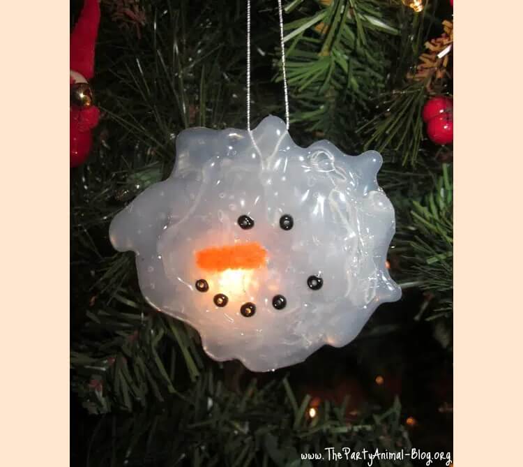 DIY Snowman Ornaments 