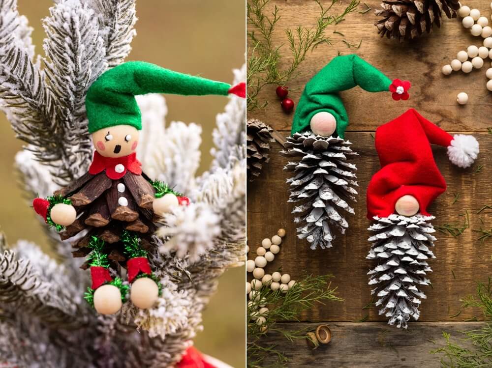 Pine Cone Christmas Decorations 