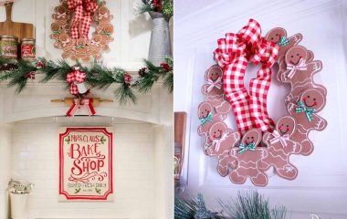 Kitchen Hood Christmas Decor