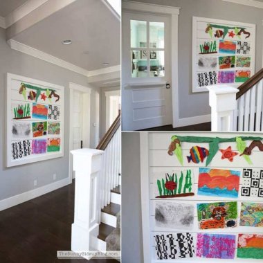 Kids Artwork Display Ideas