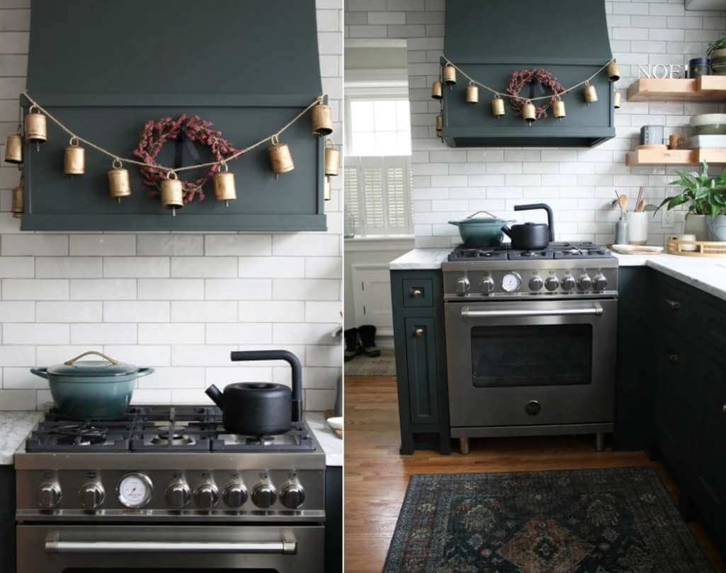 Kitchen Hood Christmas Decor