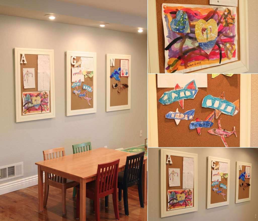 Kids Artwork Display Ideas