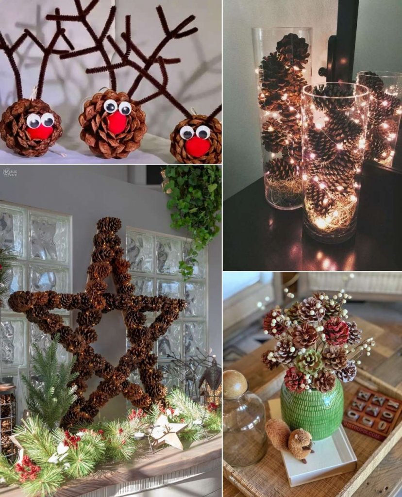 Pine Cone Christmas Decorations 