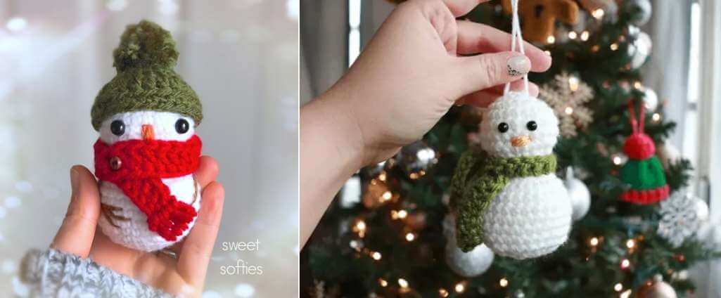 DIY Snowman Ornaments 