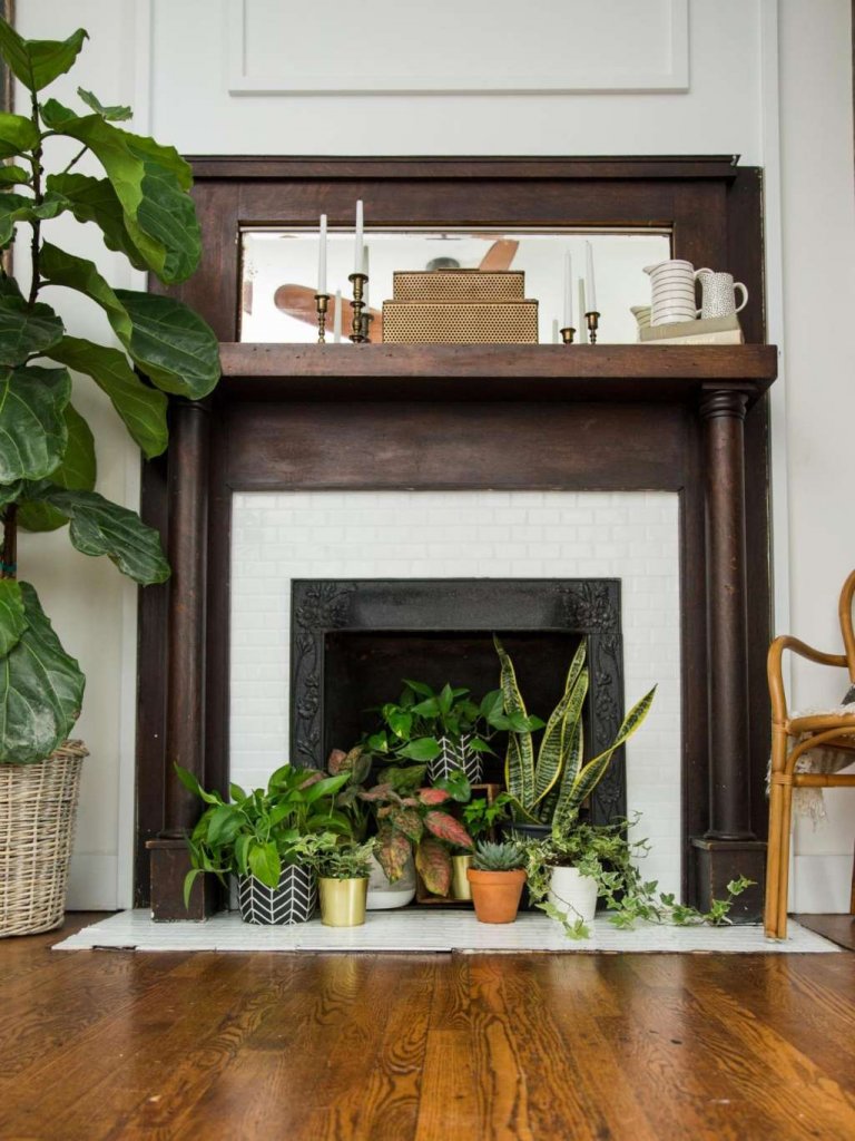 Empty Fireplace Ideas