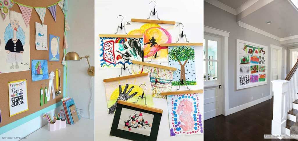 Kids Artwork Display Ideas