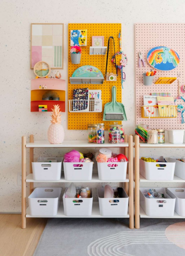 Kids Craft Room Storage Ideas 