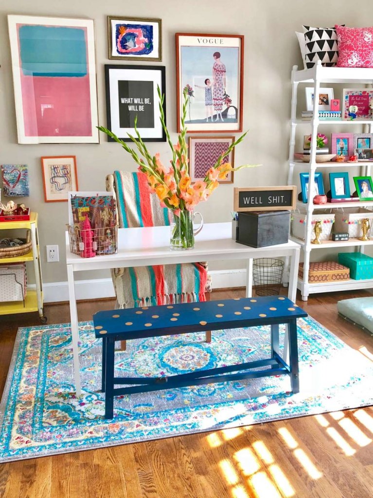 Colorful Home Office Decor Ideas 