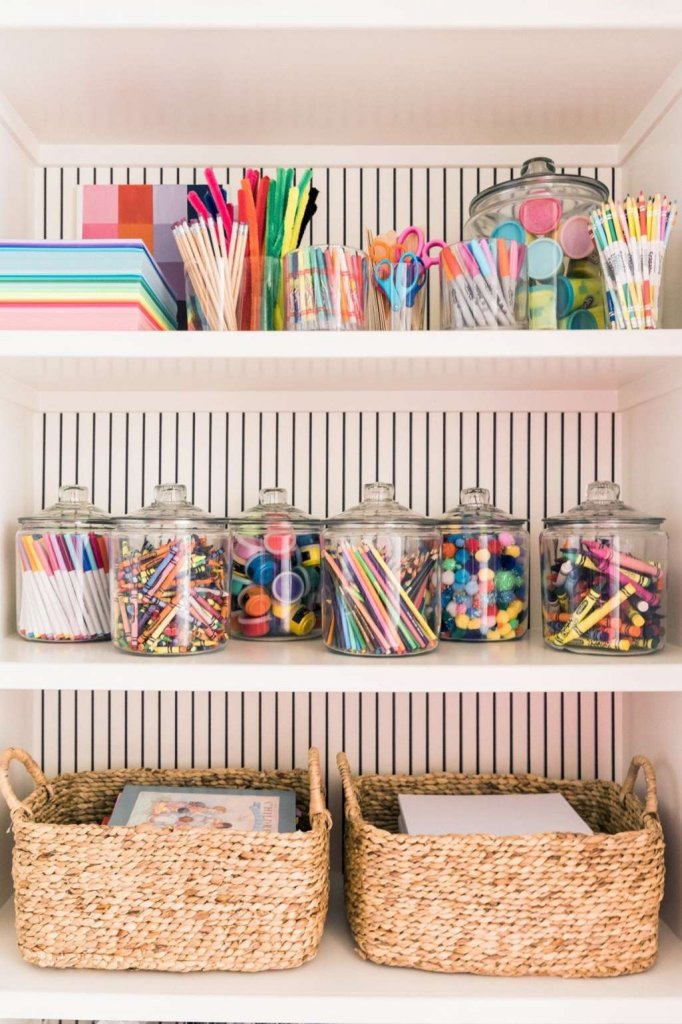 Kids Craft Room Storage Ideas 