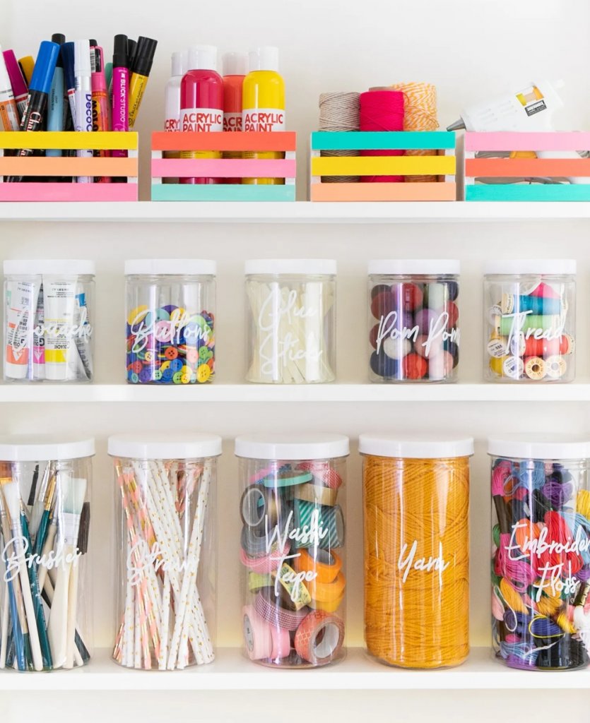 Kids Craft Room Storage Ideas 