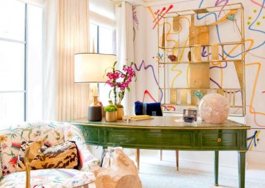 Colorful Home Office Decor Ideas
