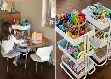 Kids Craft Room Storage Ideas