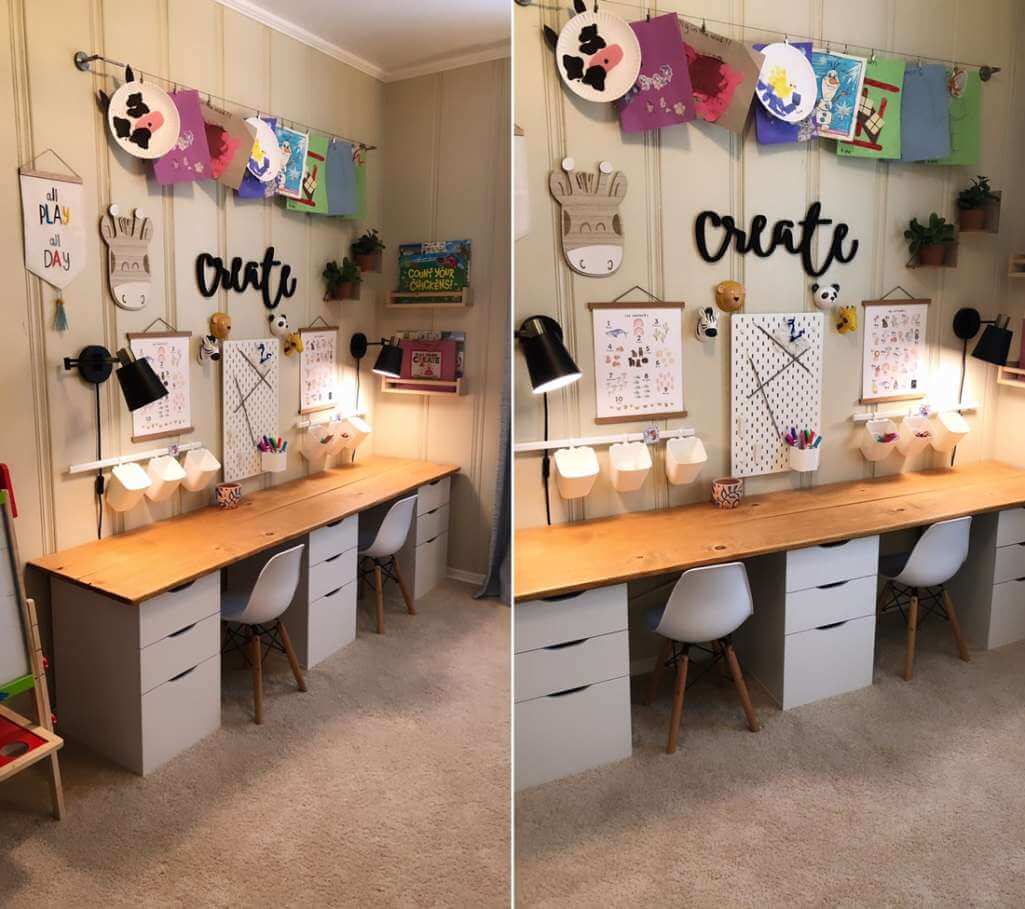 Kids Craft Room Storage Ideas 