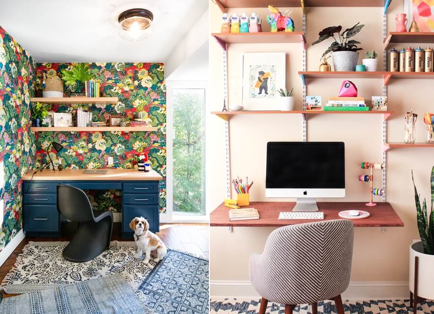 Colorful Home Office Decor Ideas 