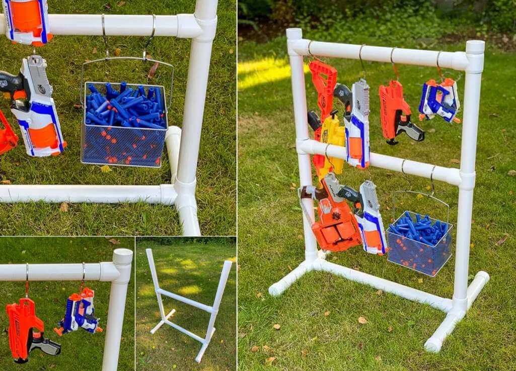 DIY Nerf Gun Storage Ideas