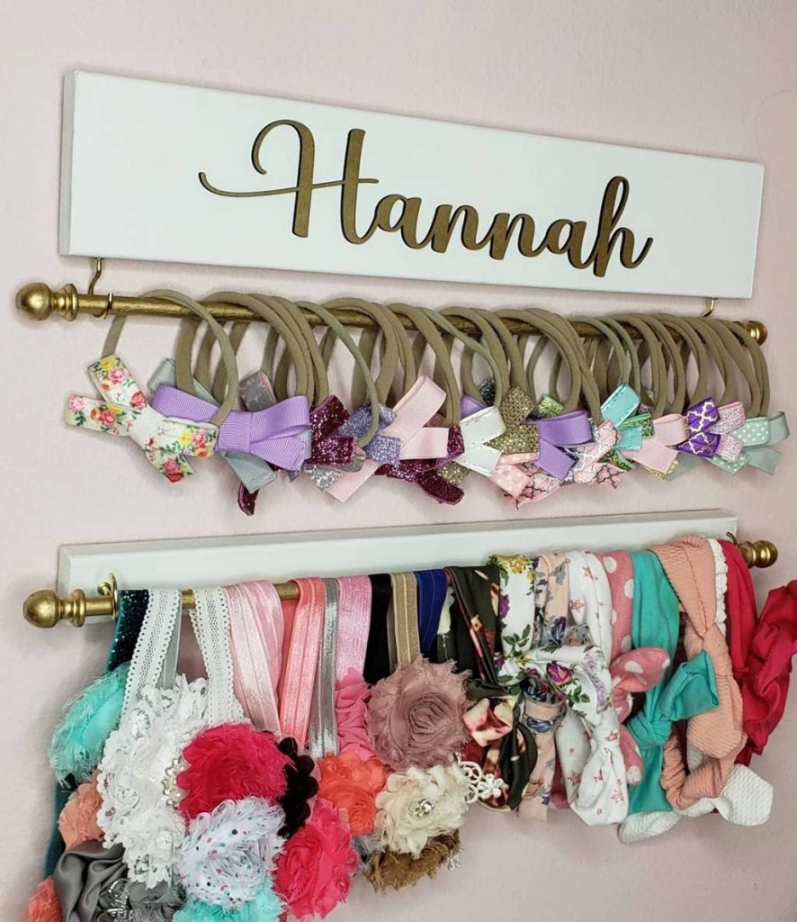 Bow Storage Ideas for Your Princess 