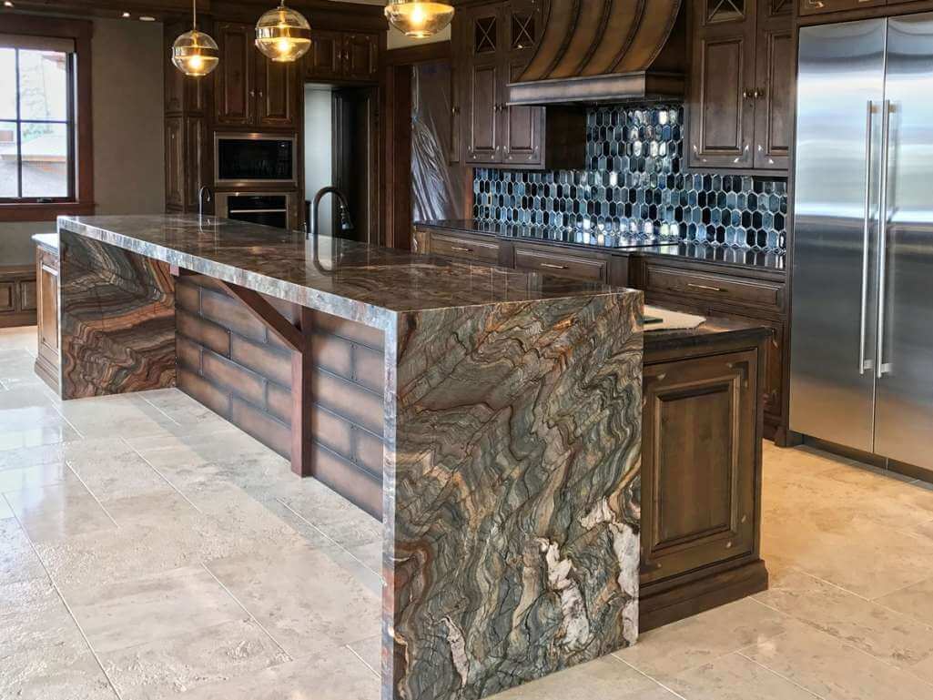 Waterfall Countertop Ideas 