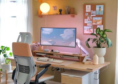 Home Office Desk Space Decor Ideas