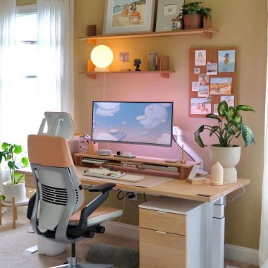 Home Office Desk Space Decor Ideas