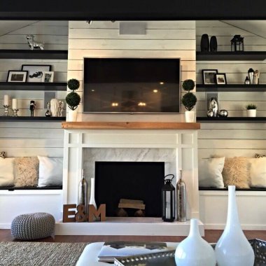 fireplace shelf ideas