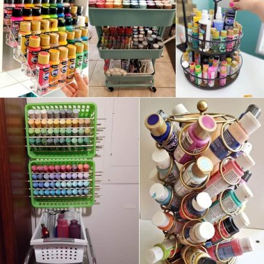 craft paint storage