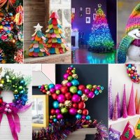 Rainbow Christmas Decorations