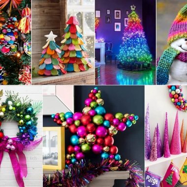 rainbow christmas crafts