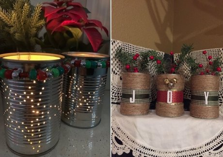 15 Tin Can Christmas Crafts