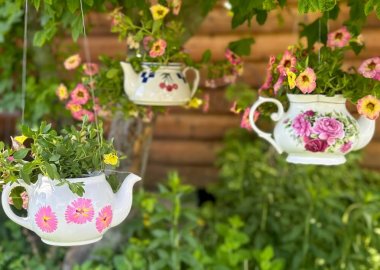 Ceramic Teapot flower pots