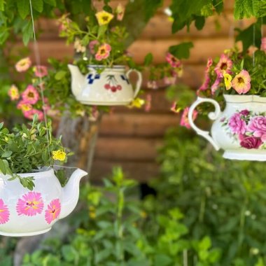 Ceramic Teapot flower pots